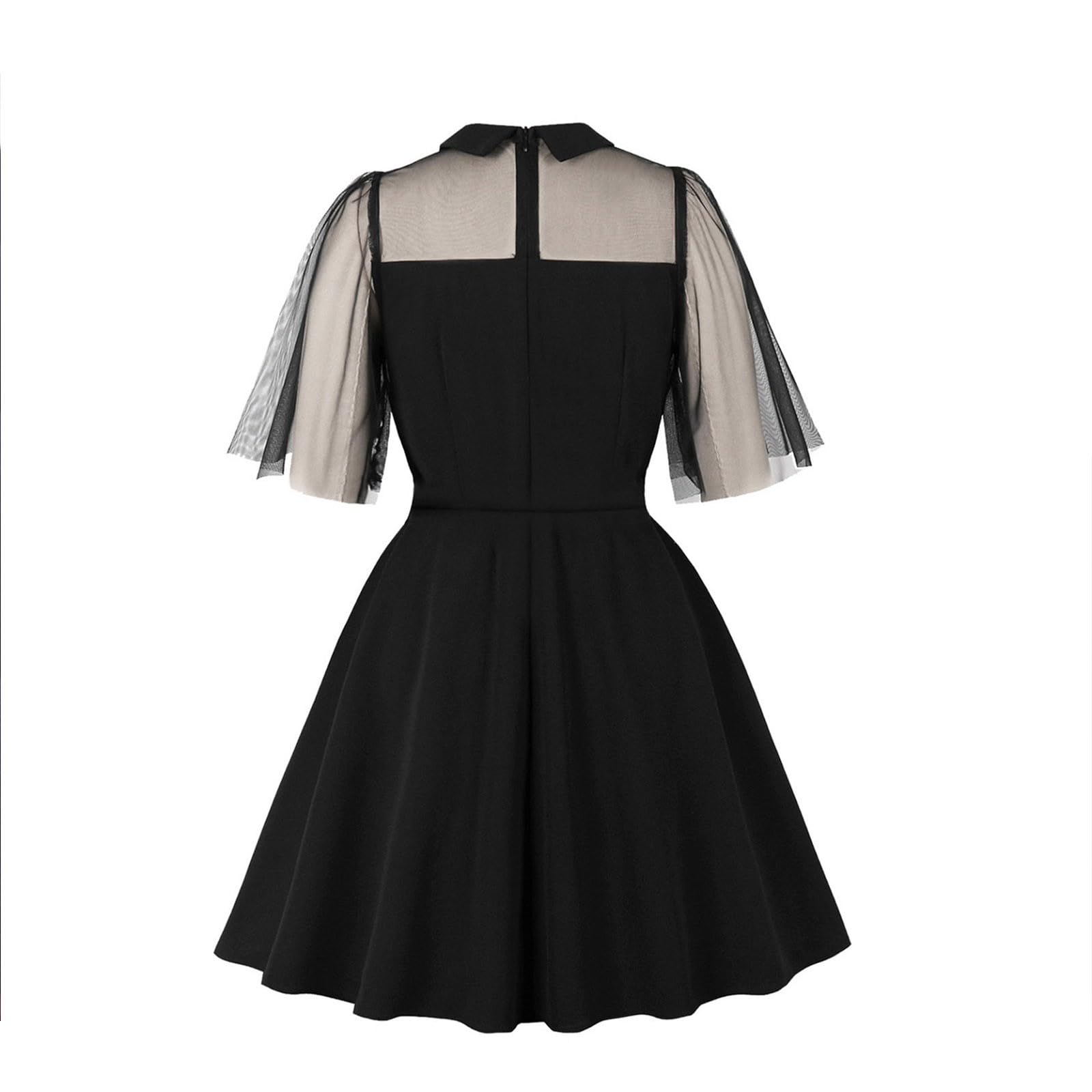 Generisch Bride to Be elegancka sukienka cosplay, gotycka, koronkowa, sukienka dla panny młodej, na Halloween, imprezę, wesele, z kokardką