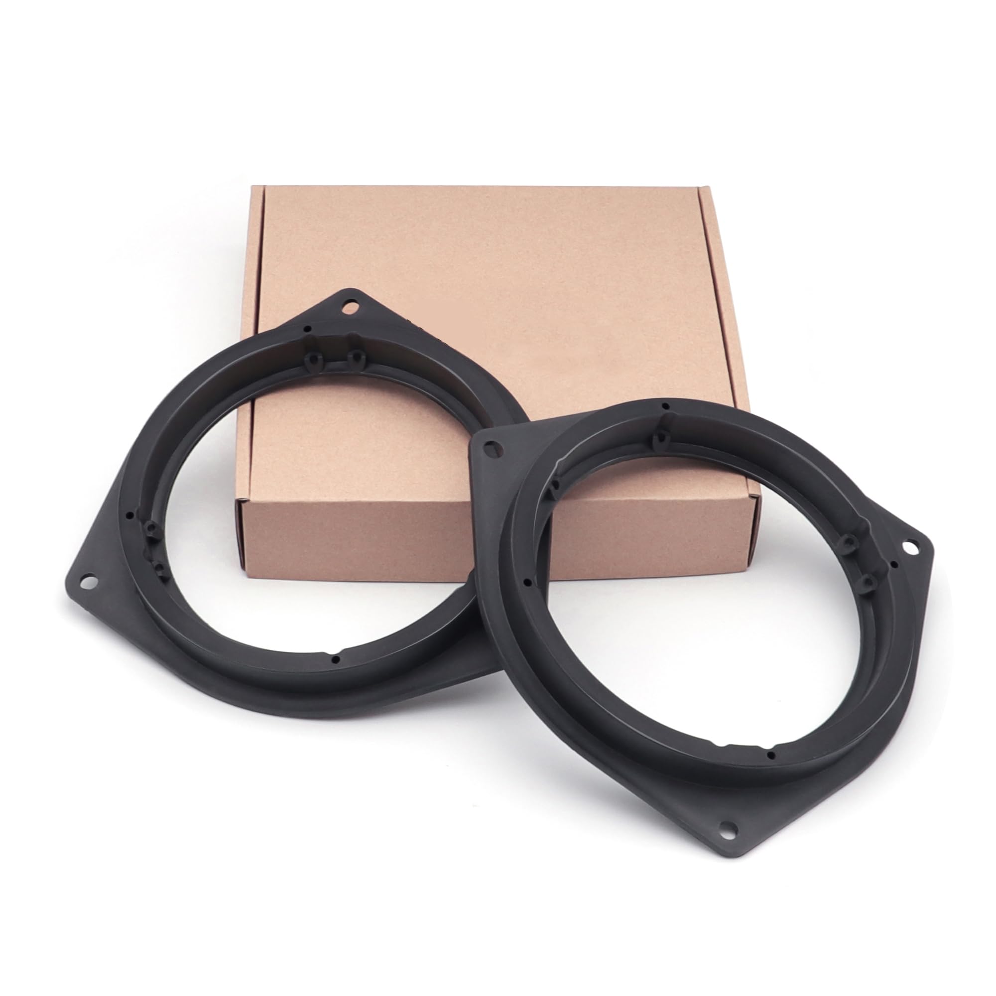 – 6.5" Aftermarket Plastic Black Speaker Adapter. Fitted for Toyo ta Avalon, Corolla, Highlander, Prius, RAV, Solara, Tacoma, Venza, Yaris, Crown, Reiz, BYD F3