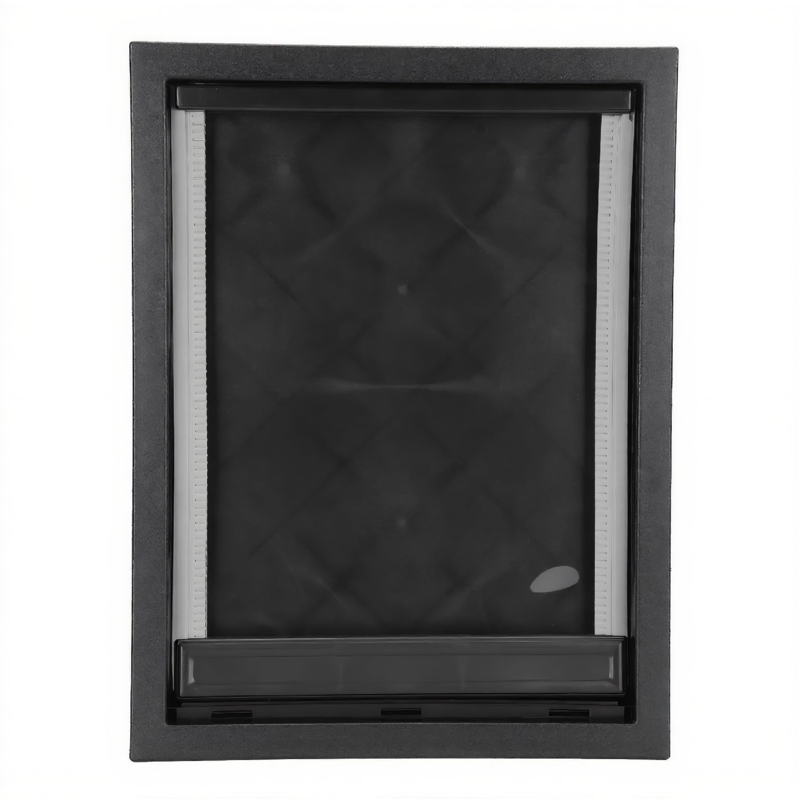 Hundeluke, Große Hundeklappe, Abnehmbare Installation Haustiertüre Eingebauter Magnet für Innen- oder Außenbereich für Ihr süßes Haustier, Kunststoff 50x38x5cm (Schwarz)