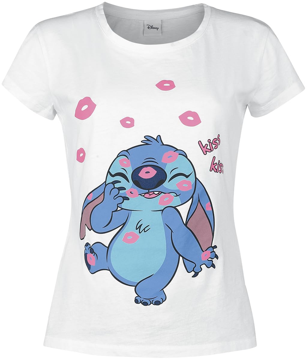 Lilo & Stitch Kiss Kiss Femme Pyjama Multicolore 100% Coton
