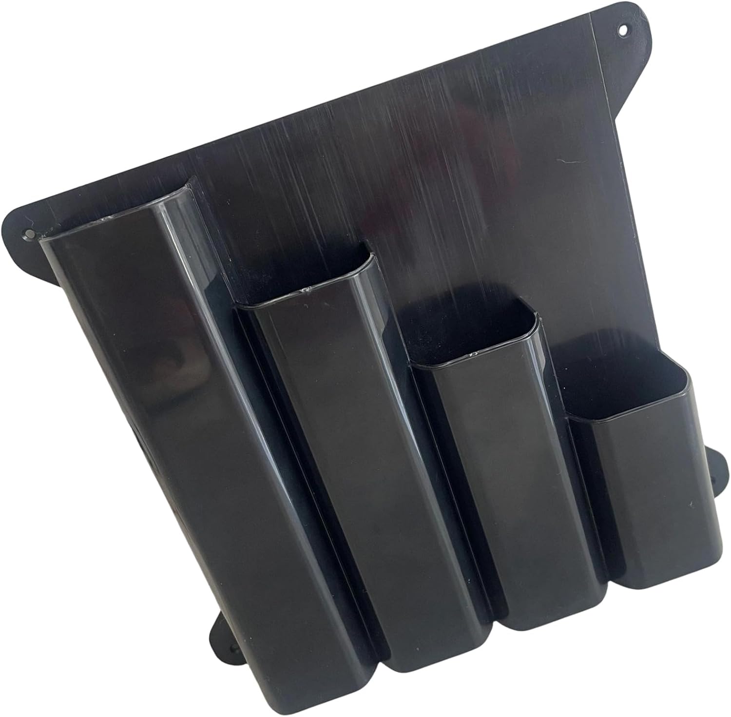Stylish Black Cable Management Organizers with Easy Installation for Tidying Wire Storage Wall Mounted Cable Tie Planner