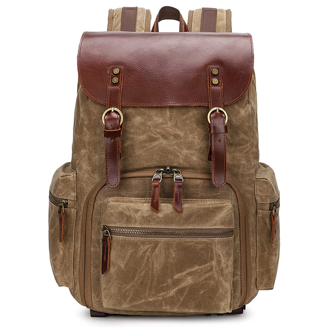 Zecti Kamera-Rucksack Wasserdicht - DSLR Fototasche Mit 15 Zoll Laptopfach & Stativhalter - Schwarz