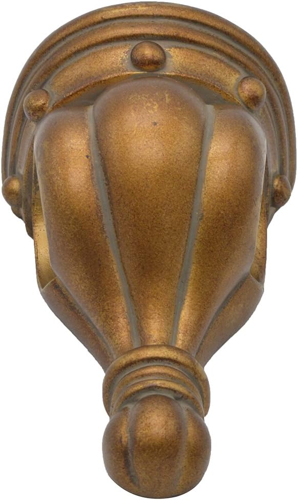 Urbanest Set of 2 Rigaud Drapery Sconce, 1 3/4-inch Diameter, English Gold