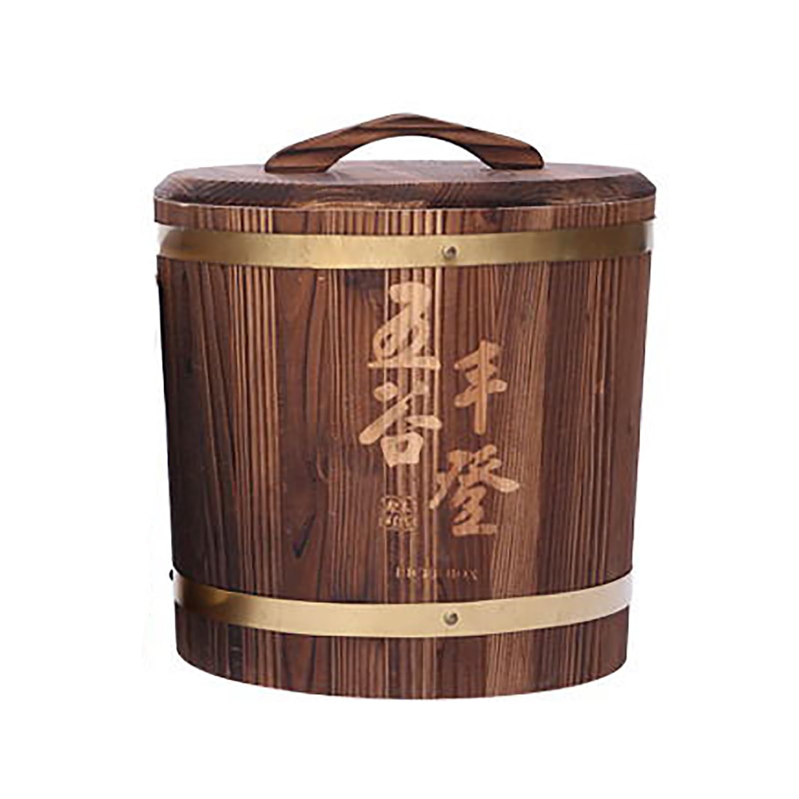 Contenedor De Arroz Clásico, Tarro Decorativo Chino, Cubo De Arroz For El Hogar, Tarros De Almacenamiento De Alimentos Con Dispensador De Granos, Contenedor Grande De Almacenamiento De Alimentos(10KG)