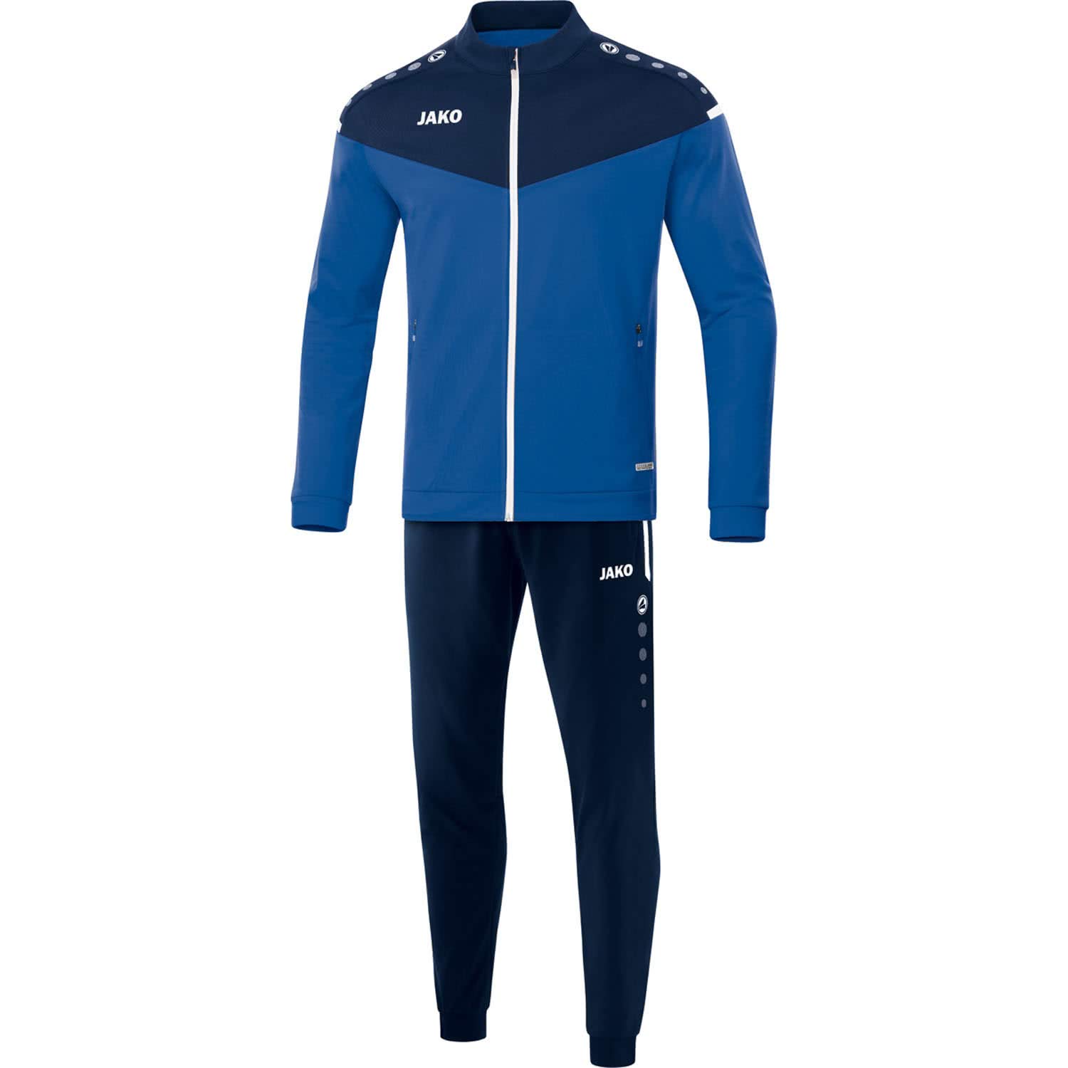JAKO Dziecięcy dres treningowy poliester Champ 2.0, królewski/granatowy, 116, M9120