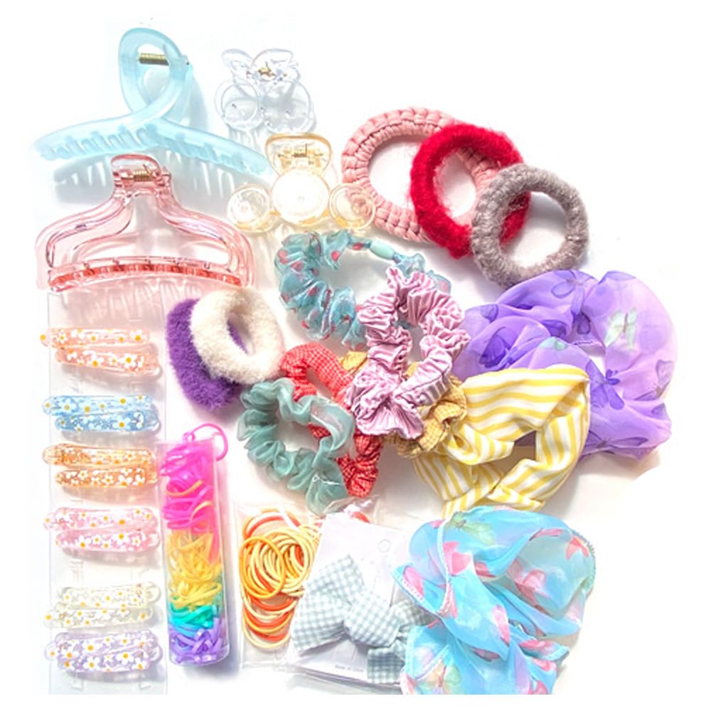 Ace シュシュ ヘアクリップ flower ヘアクリップ シュシュクリップ