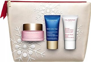 مجموعة مالتي اكتيف من كلارنس - ملتي اكتيف للنهار (50 مل)، ملتي اكتيف لليل (15 مل)، بلسم بيوتي فلاش (15 مل)