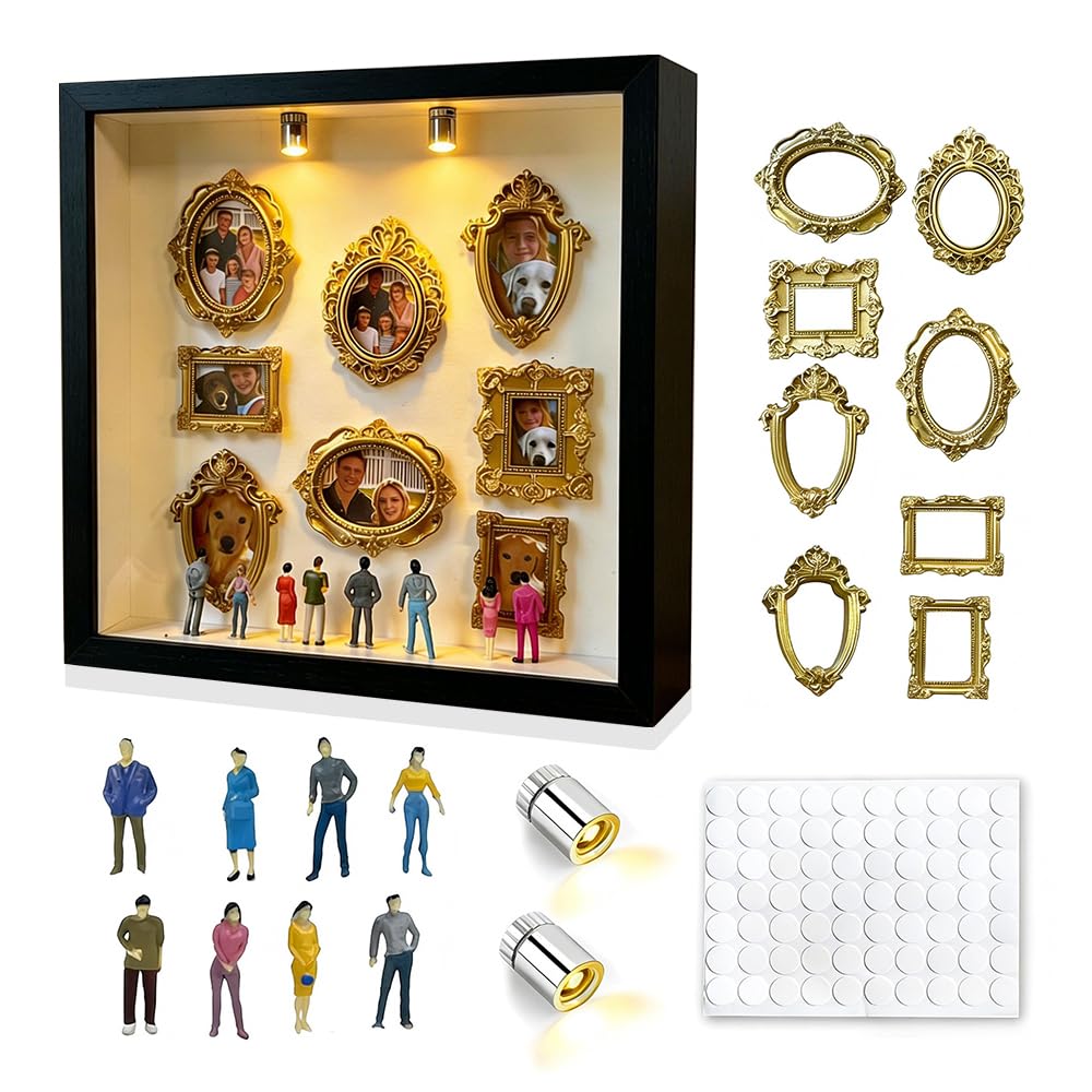Mini boîte de silhouette de musée à faire soi-même, le cadeau idéal pour un mariage