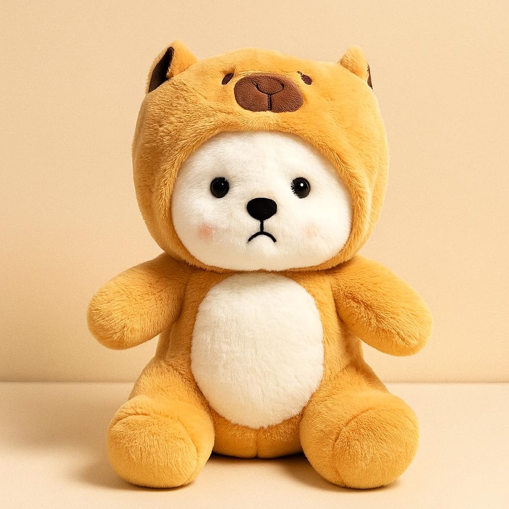 Storescent Hooded Capybara 30cm Plush Soft Toy | Adorable Animal Stuffed Toy for Kids | Home Decor for Boys & Girls | Soft & Huggable Plush Toy discount deal