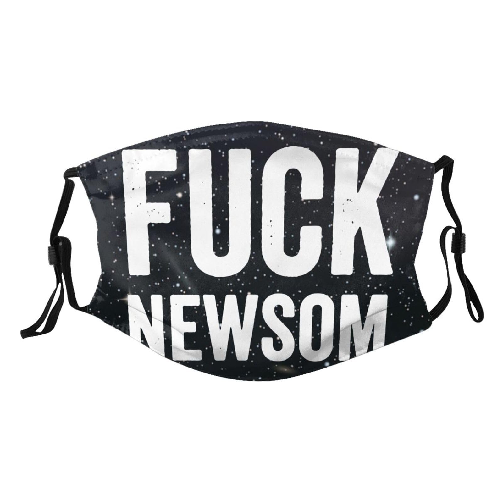 Fuck Newsom Adult Dust Mask Adjustable Dust Face with 2 Filter47