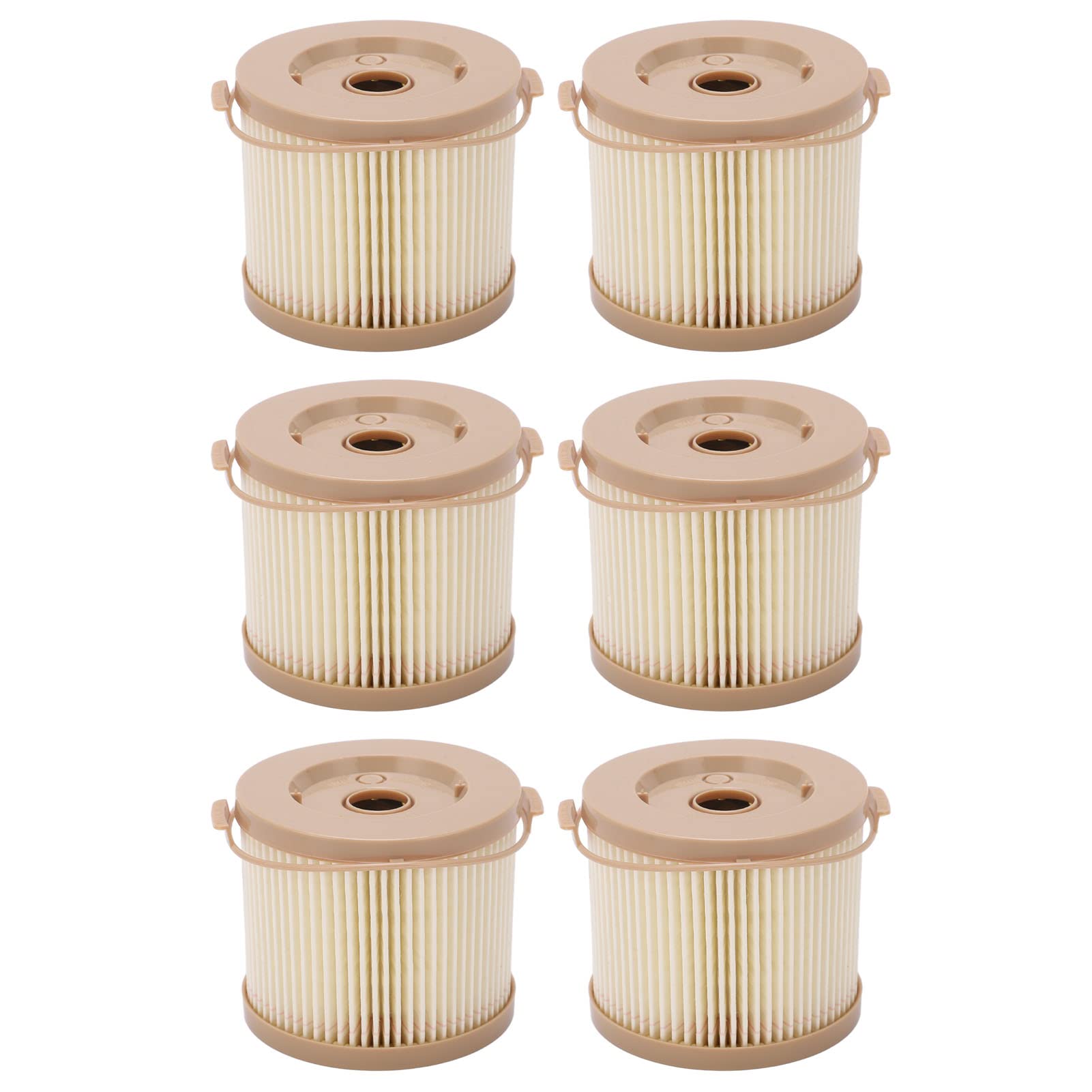 Racor 500Fg Filtre Filtre À Carburant Séparateur D'Eau Abs 6 Pcs Filtre À Carburant Séparateur D'Eau Huile Filtre À Eau Kit De Remplacement Pour Racor 2010Pm-Or 500Fg