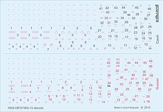Eduard Decal 1:72 MiG-15 / MiG-15bis stencilsDecal Sheet #D72007 - coolthings.us
