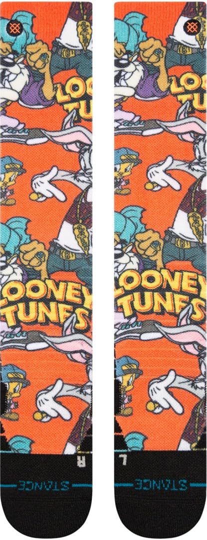 Stance Looney Tunes Snow Socks Bugs Taz Tweety Cartoon Multi Patterned Ski Medium - Image 2