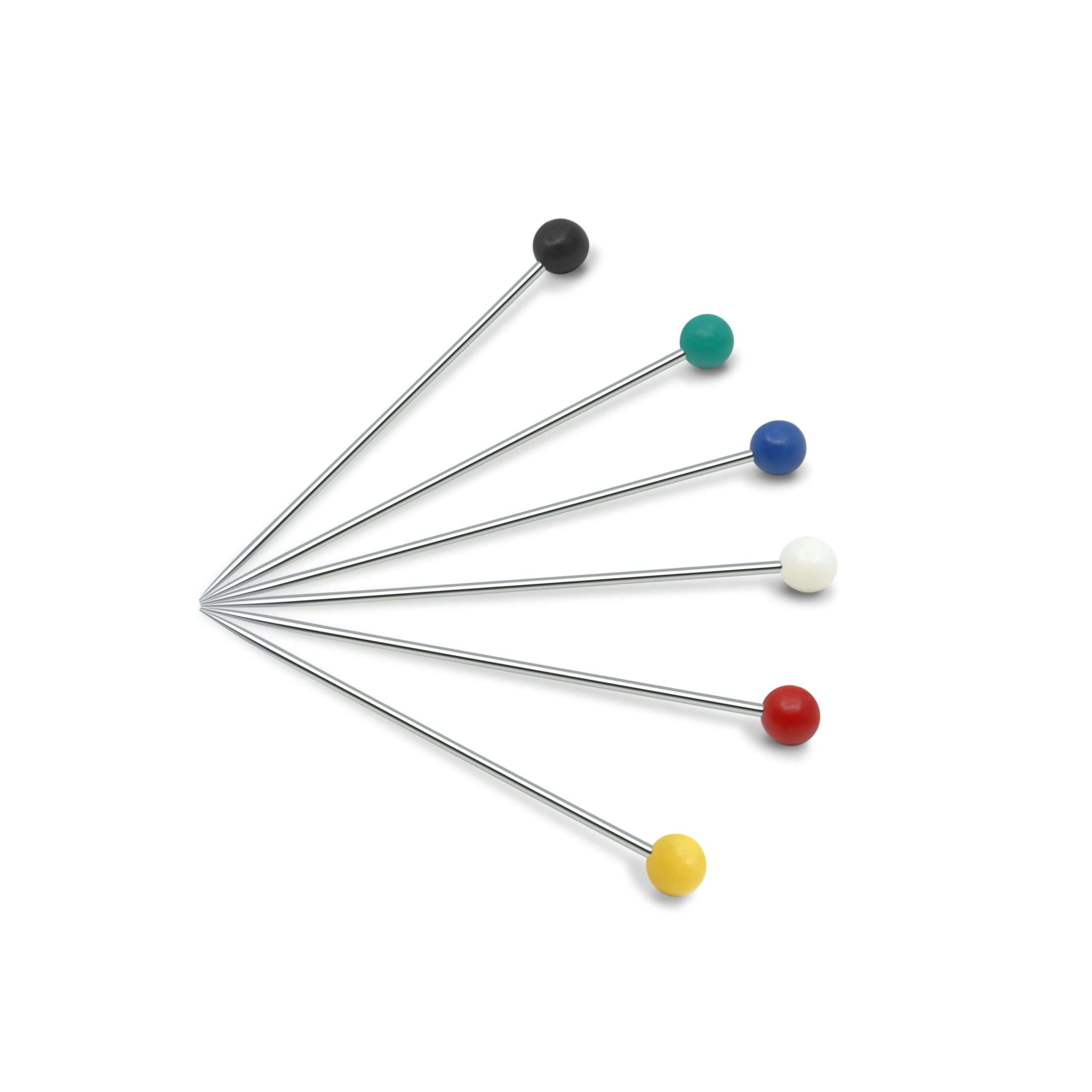 Dritz farklı renk Ball Point Pins-size 17 350/Pkg