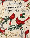 Jigsaw Puzzles 300 Pieces for Adults Red Cardinal Bird Welcome Winter Family Game Play Jigsaw Unique