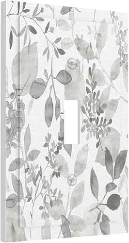 Miniatura 66 de Cubierta de interruptor de luz de palanca doble de 2 cuadras, color rosa, hongos, flores, placa de pared, placa frontal eléctrica, retro, años 70,