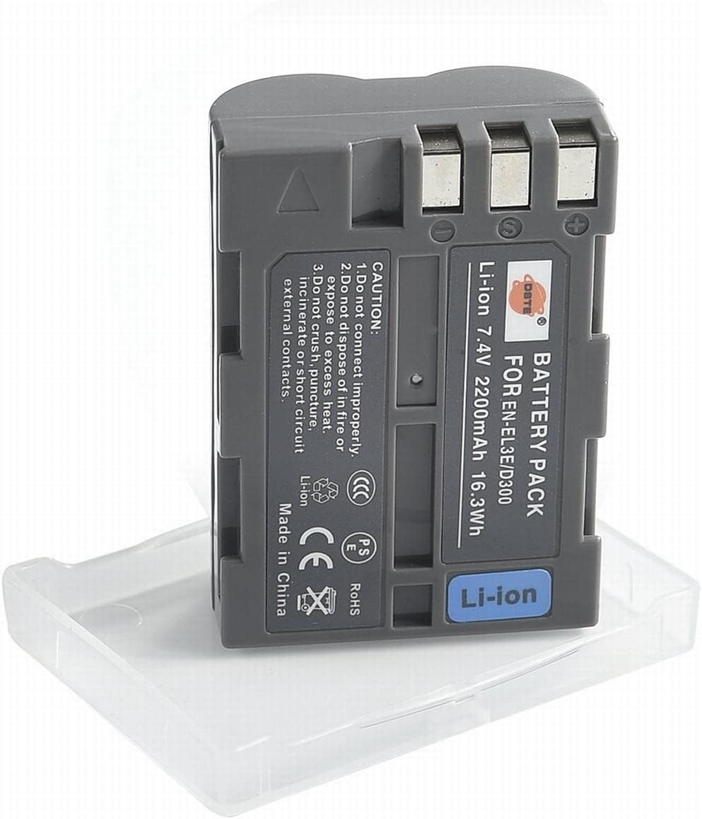 DSTE® ENEL3e Rechargeable Liion Battery for Nikon D30, D50, D70, D70S