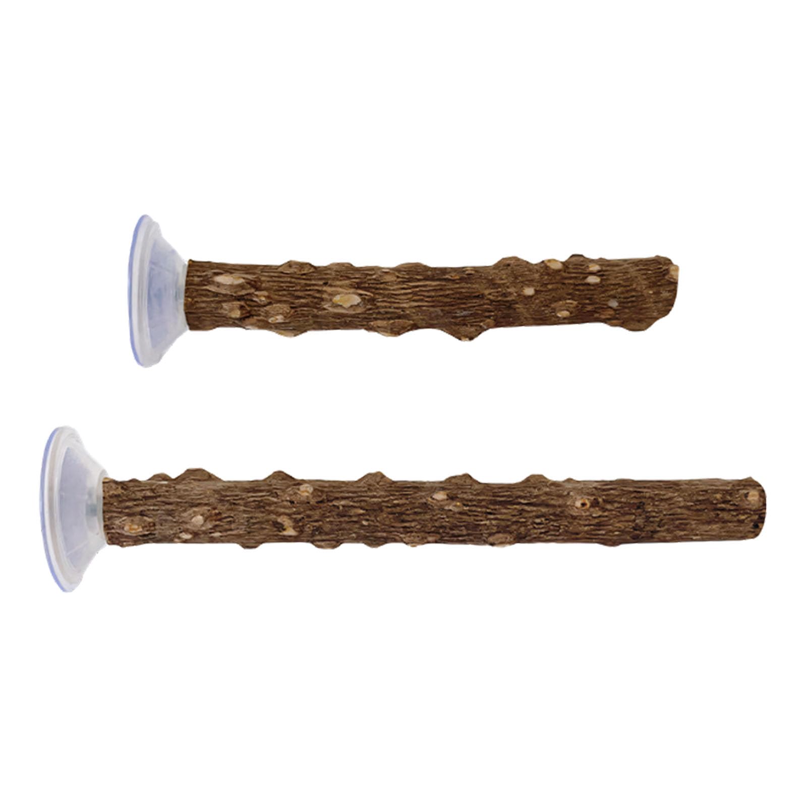 LUCKGONI Natural Wood Parrots Perch Stand For Bird Training And Play Indoor Entertainment Activity Bird Exercise Perch 2PCS
