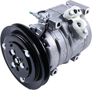 24V 10S15C A/C Compressor 447220-3515 Compatible for Hino J05E-TP | Compatible for Hino 155-195 Truck 2011-2021