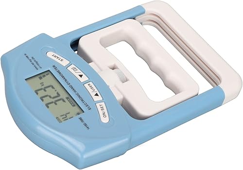 Miniatura 5 de Entrenador de fuerza de agarre dinamómetro de mano, dinamómetro de mano digital, pantalla LCD, probador electrónico de fuerza de agarre de mano para