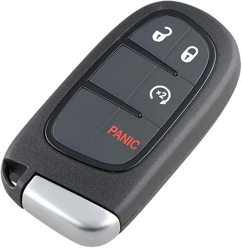 Llavero inteligente de entrada sin llave, 4 botones, repuesto para vehículos Dodge Ram 1500 2500 3500 (GQ4-54T)
