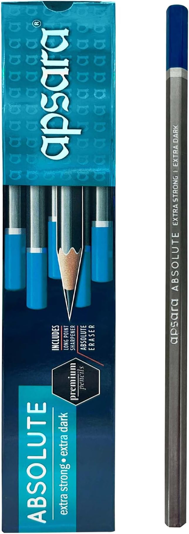 Apsara - Absolute Extra Dark Pencils - Pack of 10