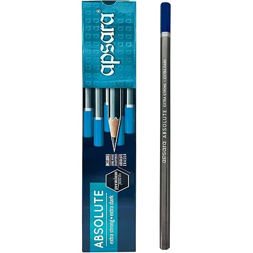 Apsara Absolute Extra Dark Pencils - Pack of 10