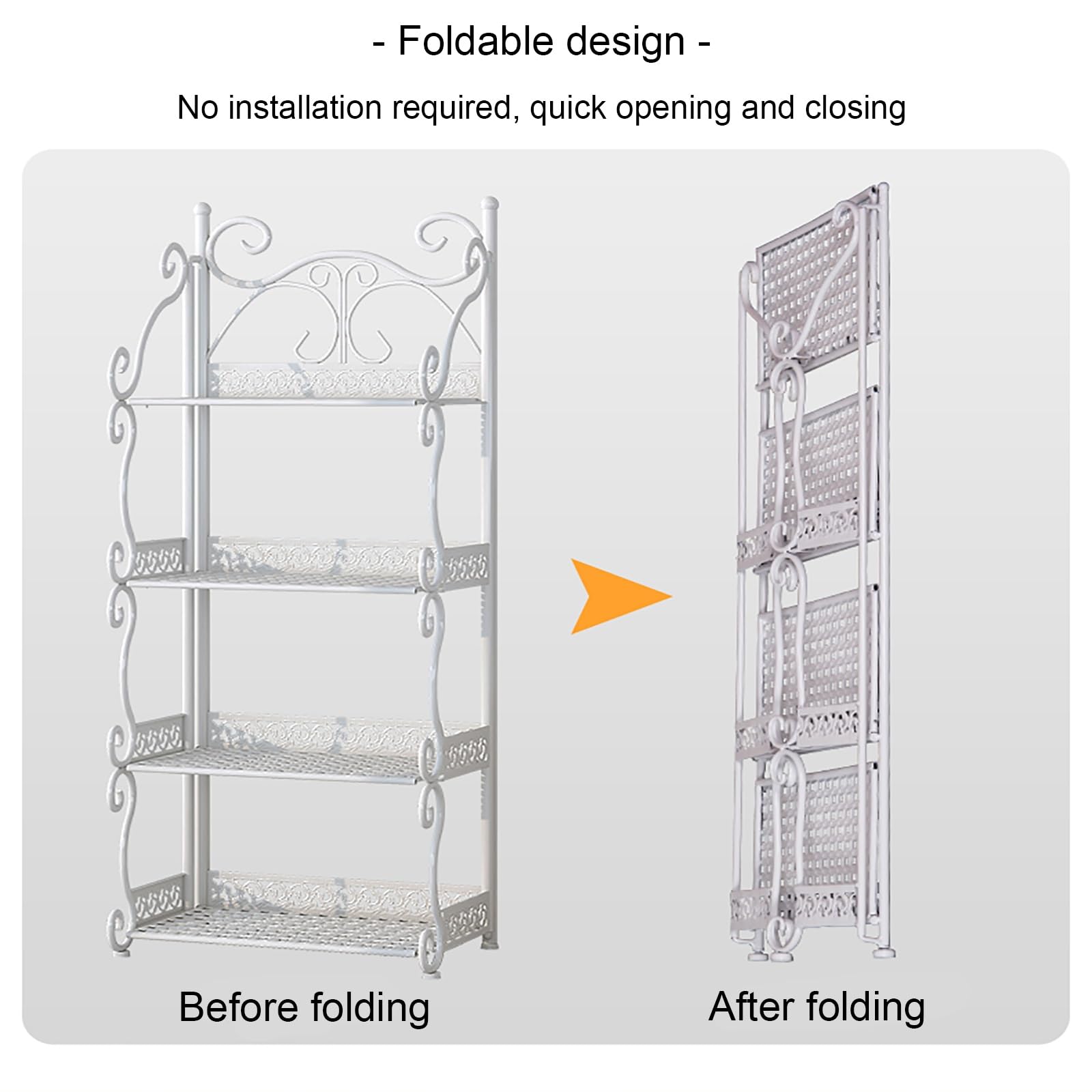 Armadietto Bagno, Organizer da Bagno Stretto, Scaffale per Cucina, Salvaspazio, Mobiletto Stretto con Telaio in Metallo, Scomparto Aperto, per Spazi Piccoli(Brown,65cm/25.6in)