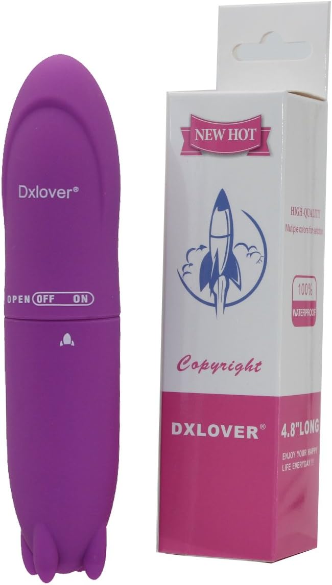 Mini Pocket Rocket Personal Body Handheld Massager Toy Color Purple