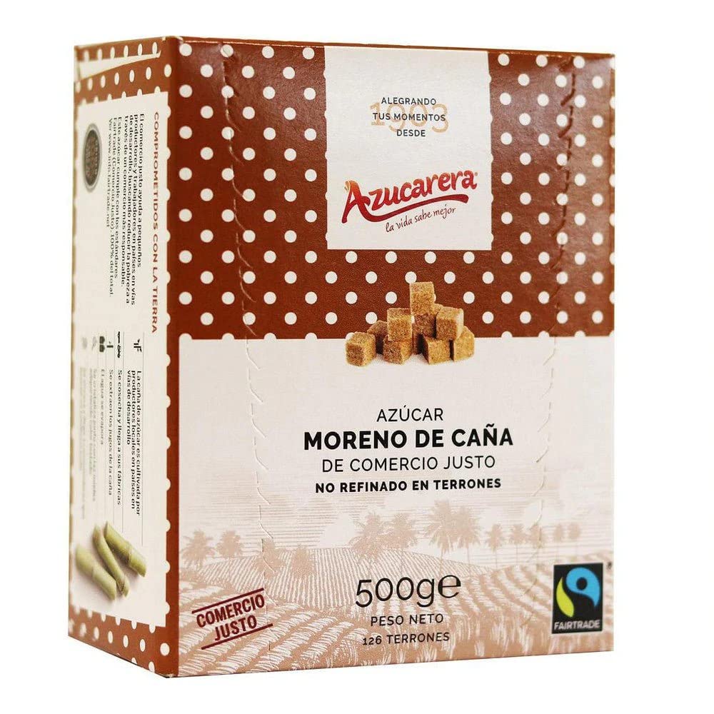 Azucarera Fair Trade Azúcar Terrones Moreno 500 G 500 g