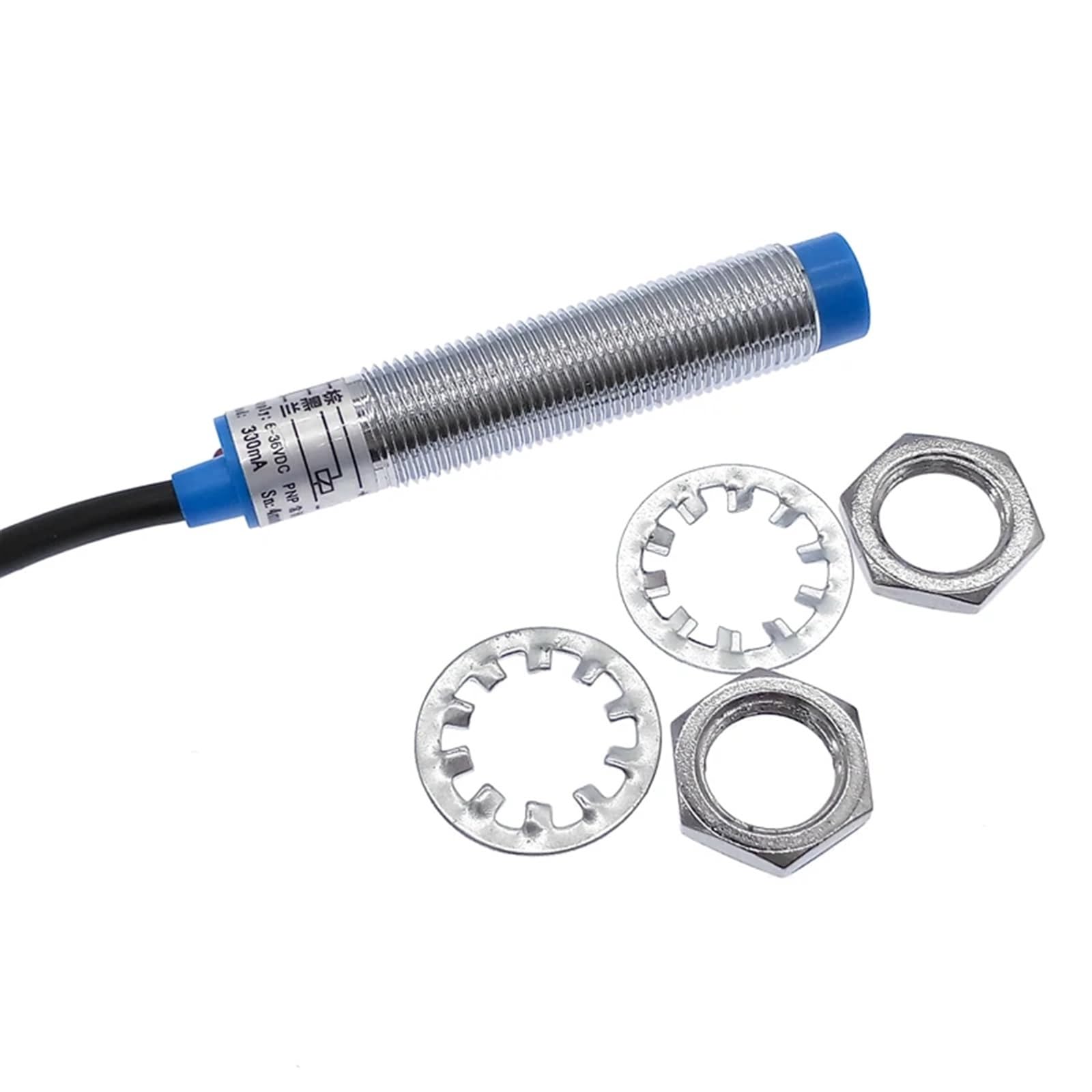 10PCS LJ12A3-4 BX/BY/AX/AY J-DZ/Ez Interruttore di prossimità induttivo LJ12A3-2 BX NPN PNP Sensore No NC DC5~36V 4mm Distanza di rilevamento (Color : LJ12A3-2-Z-AY)