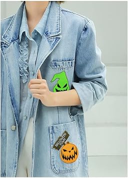 Pumpkin Patch Everyone is Halloween Horror Embroidered Iron On Sew On Patches Clothing Accessories DIY
