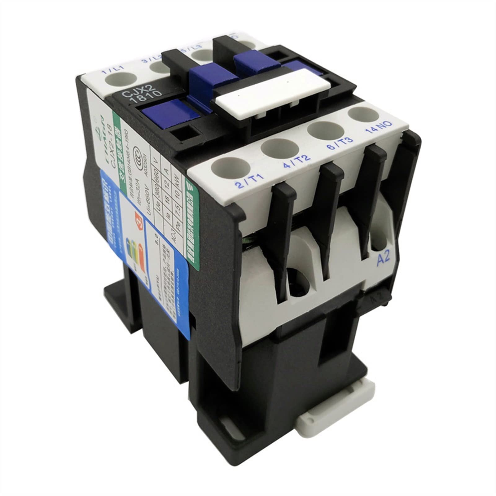 YFHGULBTK Contactor AC 220V Contactors CJX2-1810 CJX2-1801 24VAC 1 Phase 38 0vac 3 Industrial Electrical(Cjx2-1801 24vac)