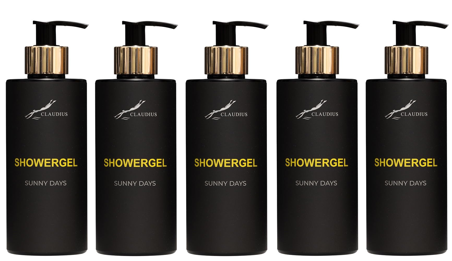 Showergel Sunny Days 300ml - 5er Set - 2in1 Duschgel & Shampoo - frischer tropischer Duft - Unisex - Vorteilspack