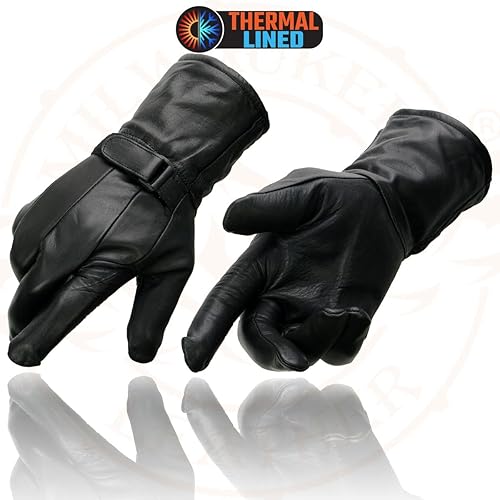 Miniatura 5 de Milwaukee MG7505 - Guantes de piel para hombre, color negro