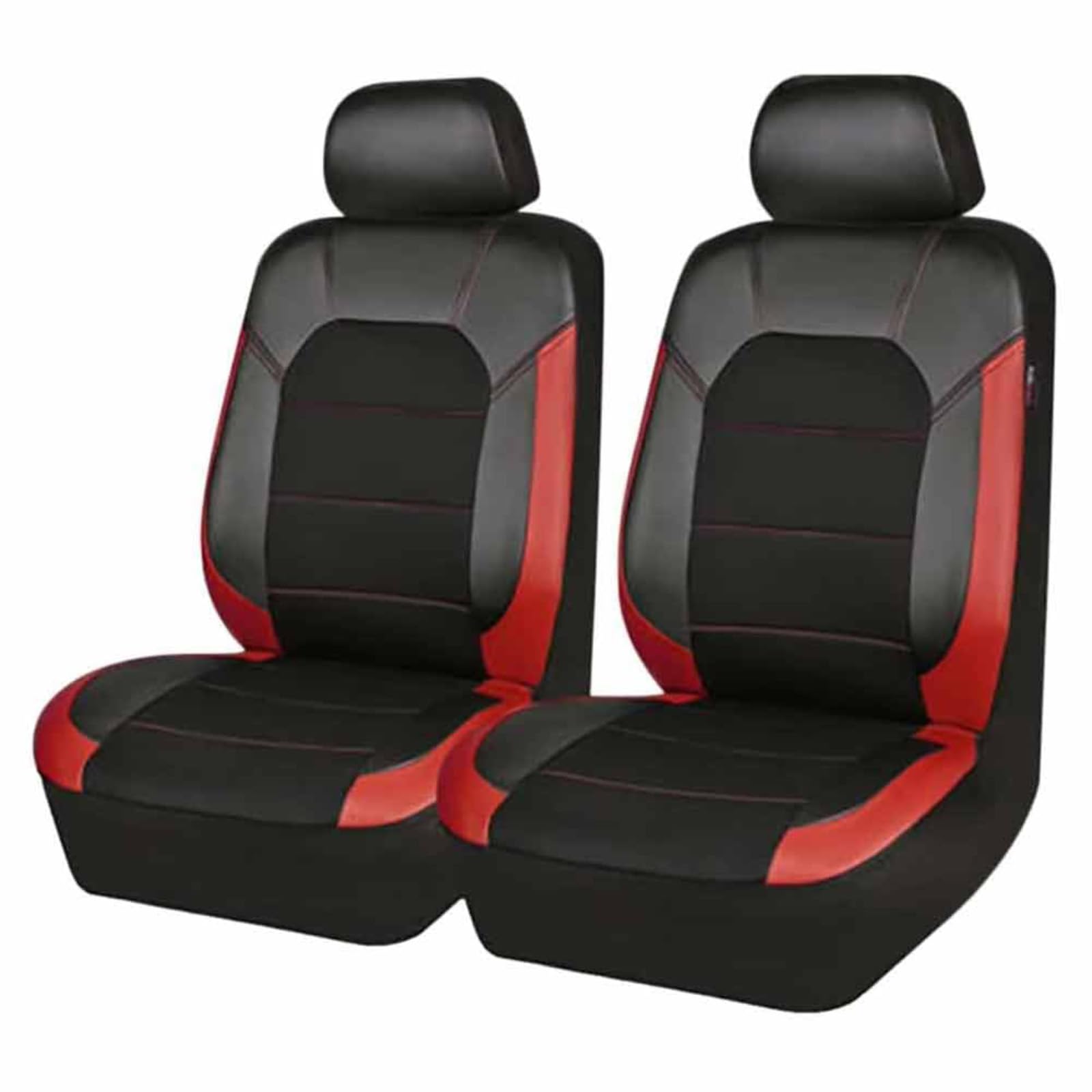 RWQZEOJO for BMW 1 Series F20 F21 LCI M135i 116i 116d Car Seat Covers Luxury Leather Front Seat Cover Breathable Mesh Cushion Protector Front Seat Covers Airbag Compatible 2 Pack,B