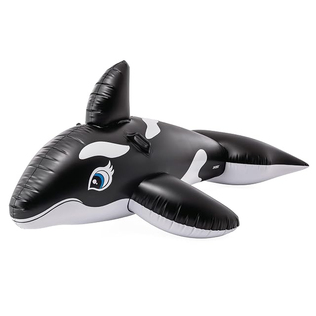Intex Orca hinchable infantil con asas, 188 x 122 cm, Niños desde 3 años, 2 cámaras de aire