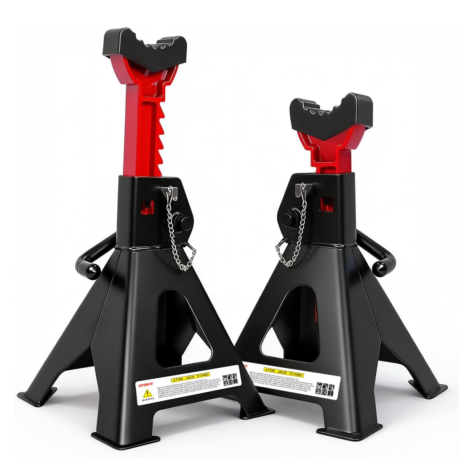 Amazon.com: YATOINTO Jack Stands 3 Ton (6,600 LBs) with Double Pin