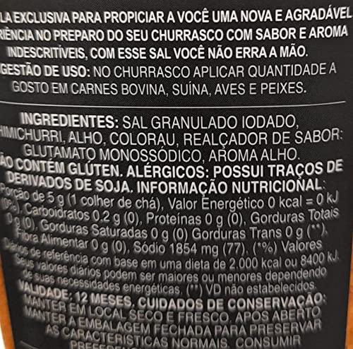 Sal Churrasco Chimichurri Alho Ervas Smoked BBQ