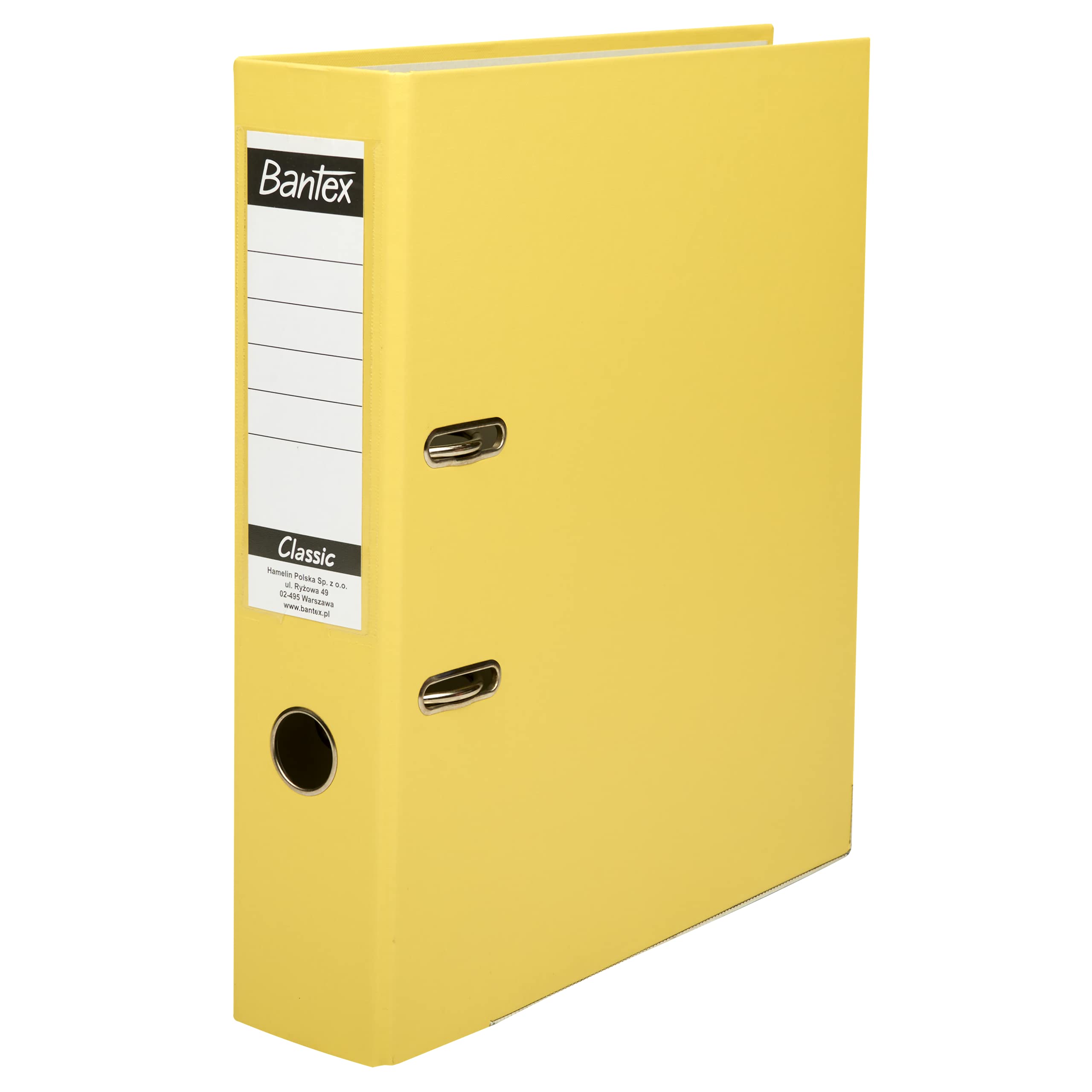 Segregator A4 BANTEX BUDGET CLASSIC 7,5 cm Żółty, 25szt
