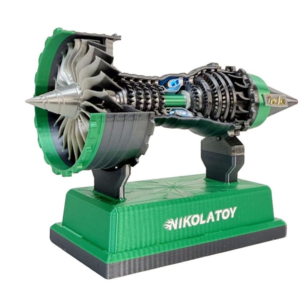 TR900 Super Turbofan Engine Model Kit 12 cm jouet moteur électrique avec piles AAA compatible rouge bleu vert jaune