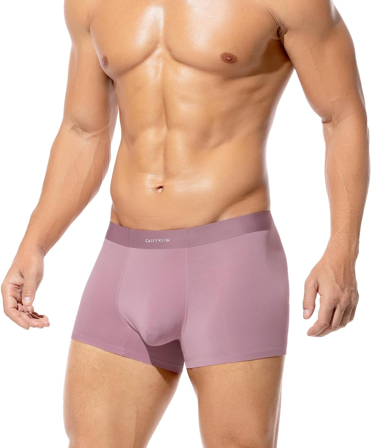 Casey Kevin Men's Trunks Soft Breathable Modal Underwear Seamless Moisture-Wicking Comfort Underpants for Men