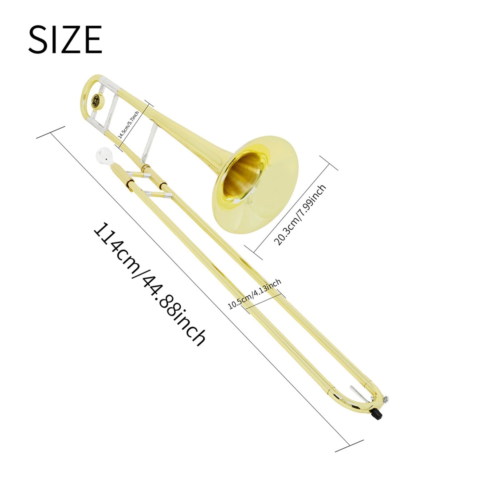 Puzon Puzon altowy Instrument dęty blaszany B dur dla początkujących