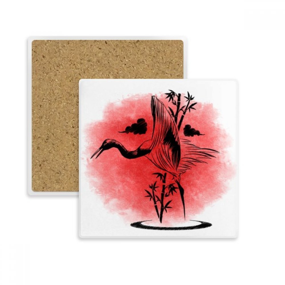 Tasse porte absorbent pierre fini les taches d'eau style japonais grue