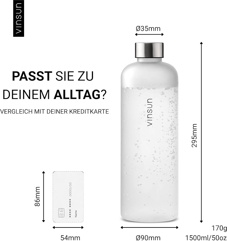 VINSUN Szorítható Ivópalack 650/1000/1500ml Tritan BPA-mentes Sportpalack