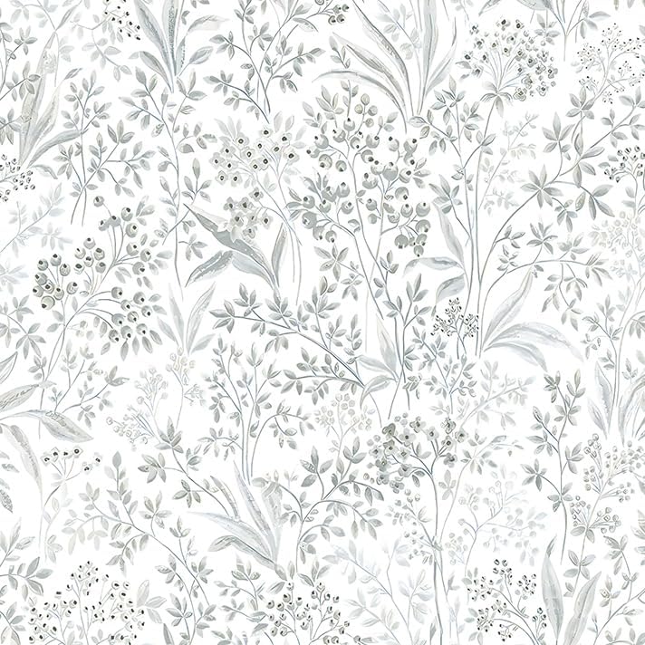 Yomshi Selbstklebende Tapete Boho Style - Beige Blattmuster 44cm X 10m Wasserdicht