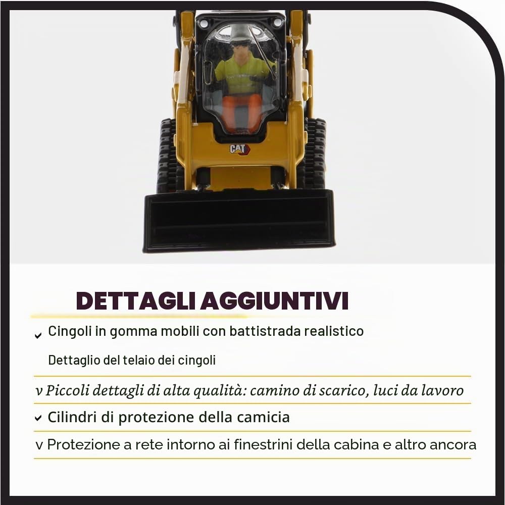 Diecast Masters 85677 - Cat 259D3 Multi Terrain Loader, scala 1:50, da 14 anni, in scatola di latta, adatto ai collezionisti