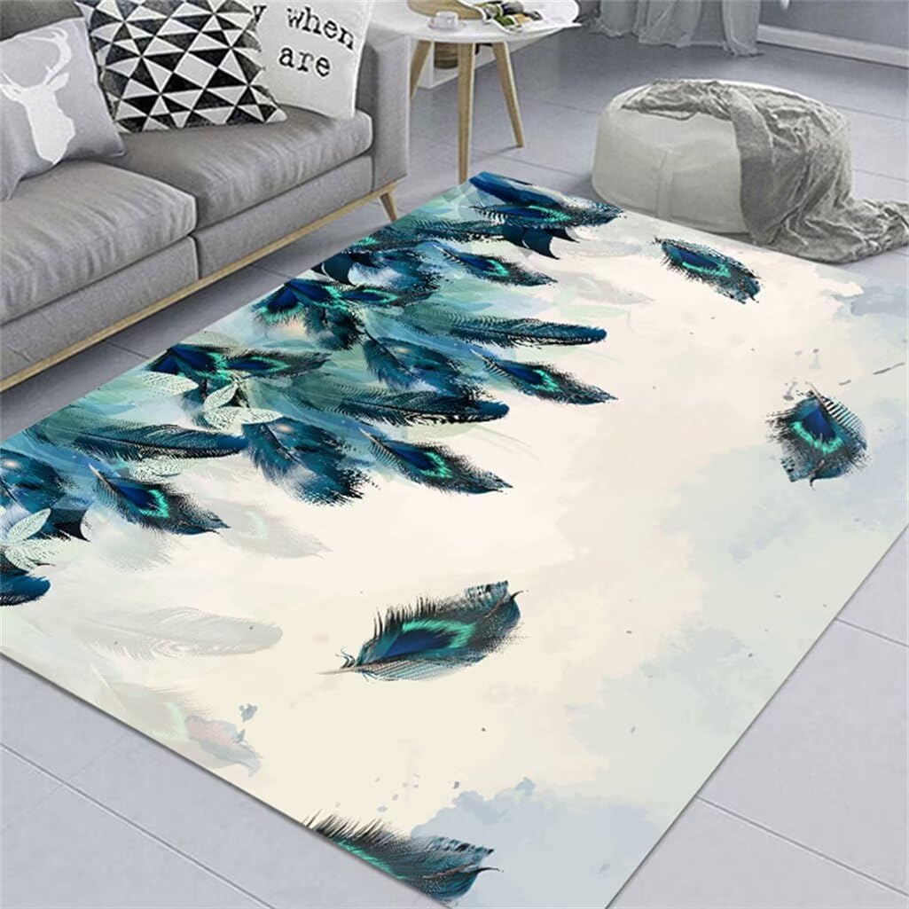 Tapis chambre enfant fille doux et lavable pour décoration intérieure cosy