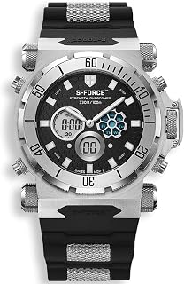 Cronos Original Stainless Steel Chronograph Big Face 50mm Swiss Watches for Men - Stylish Bold Watch, Surgical Grade 304L/316L - 100M Water Resistant