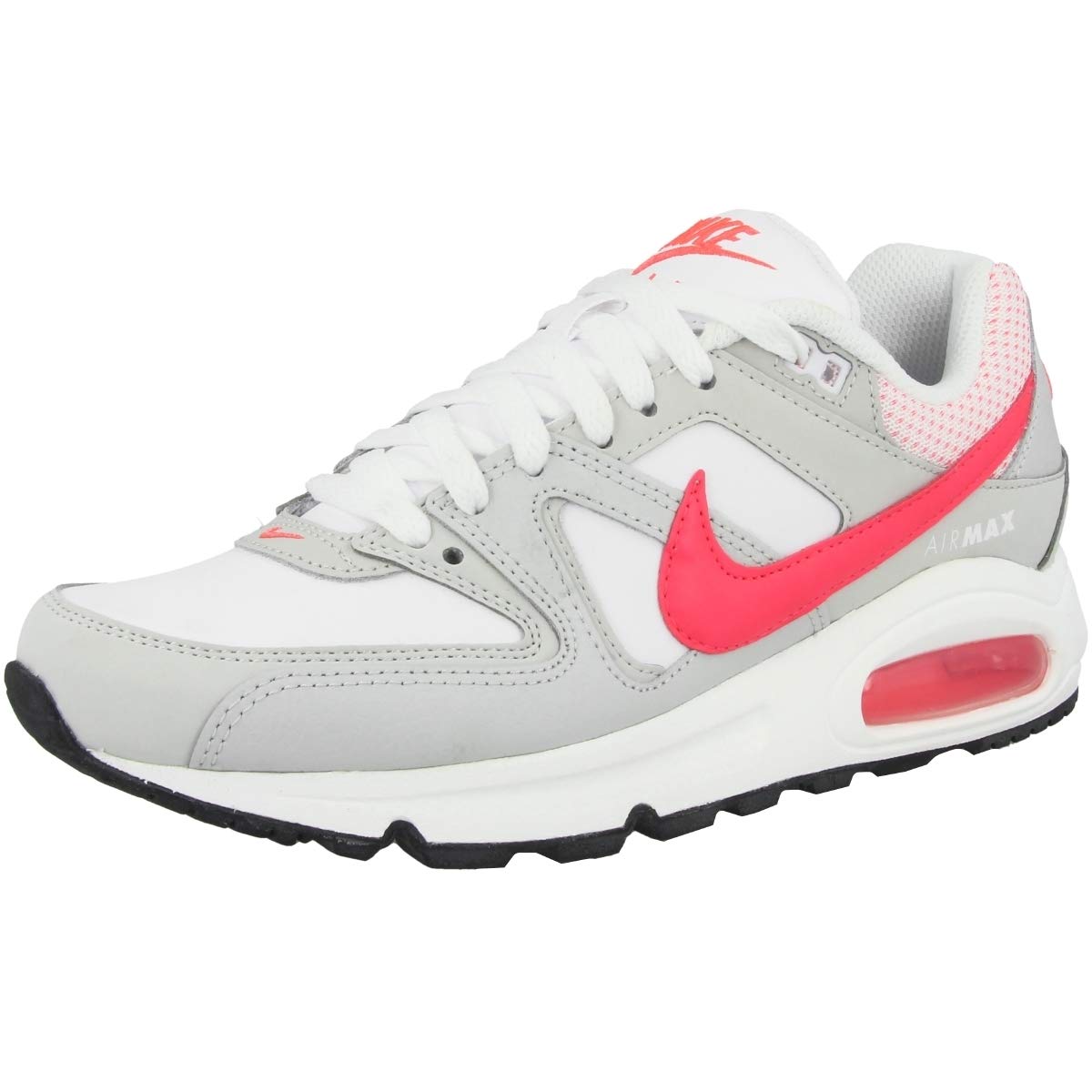 Nike Wmns Air Max Command, Scarpe Sportive, Donna, Multicolore (White/Hyper Punch/Lght Ash Gry), 38